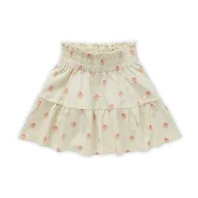 1177-SMOCK SKIRT ICE CREAM PRINT