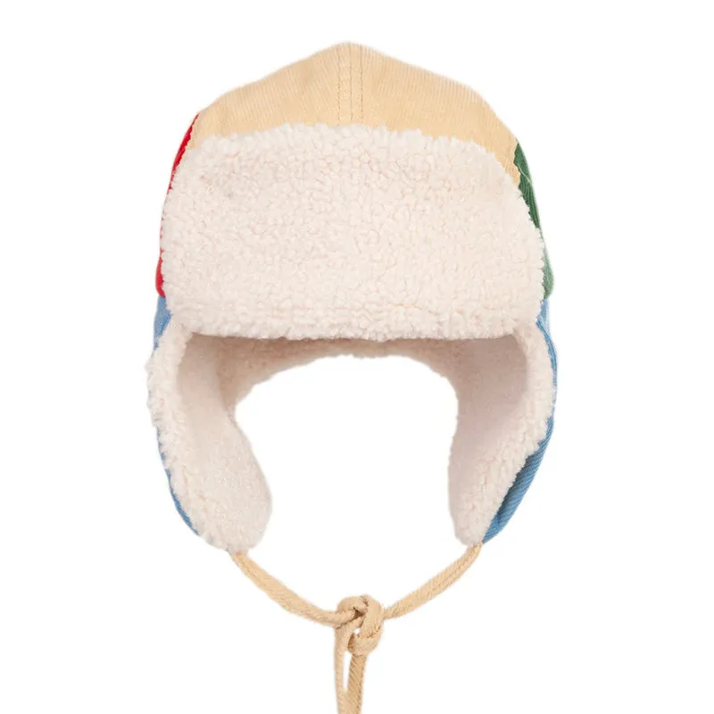 Acorn Aviator Cord Beanie - Multi