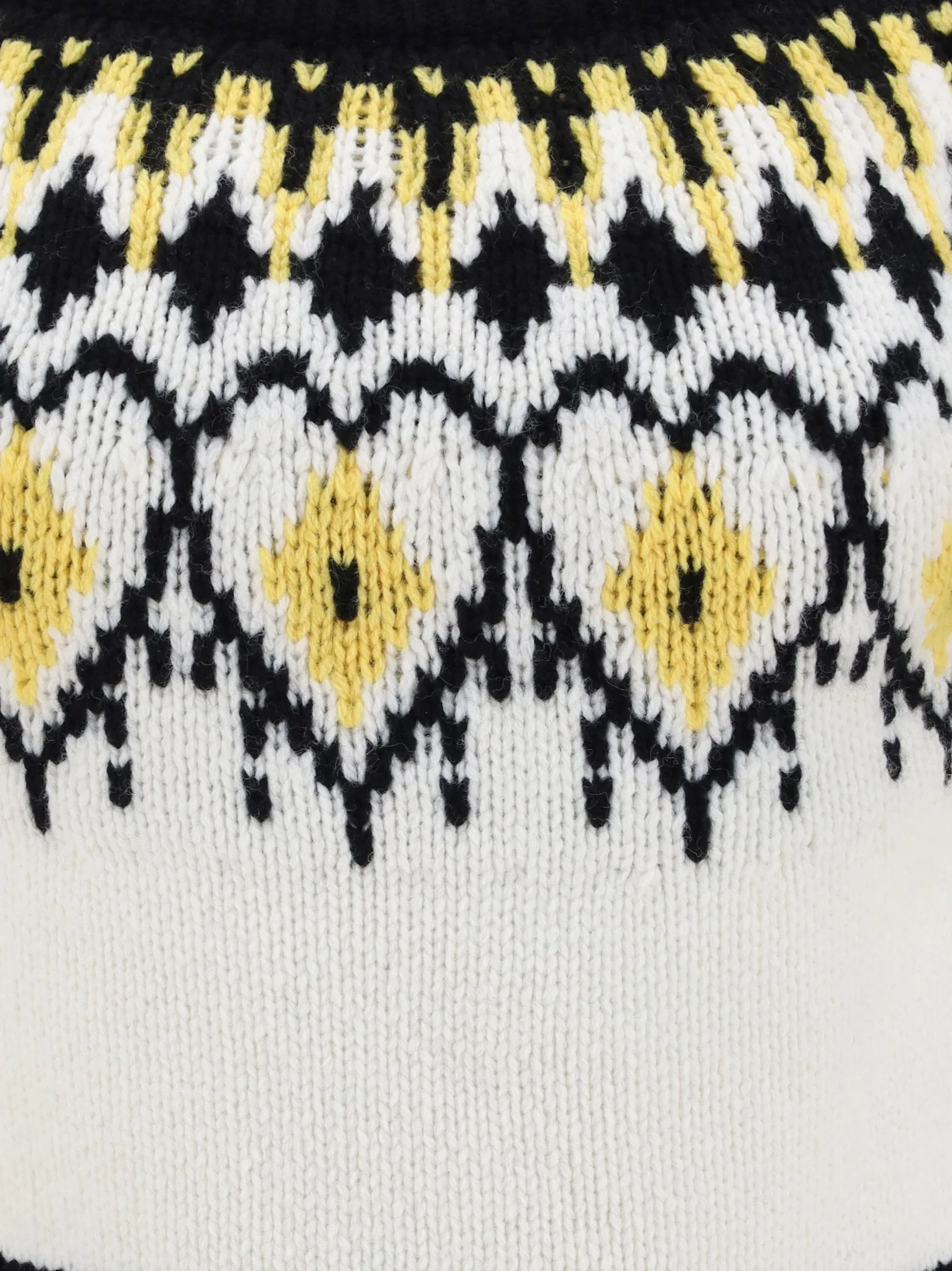 Alexander McQueen Pattern Intarsia Knit Jumper