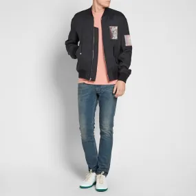 Alexander Wang Padded Bomber JacketBlack Silk