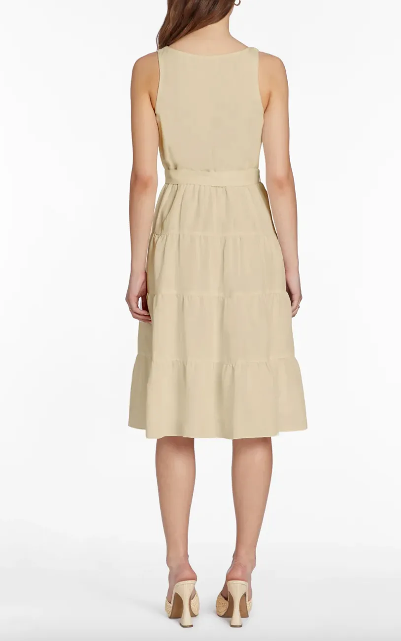 AMANDA UPRICHARD CORTLAND LINEN DRESS