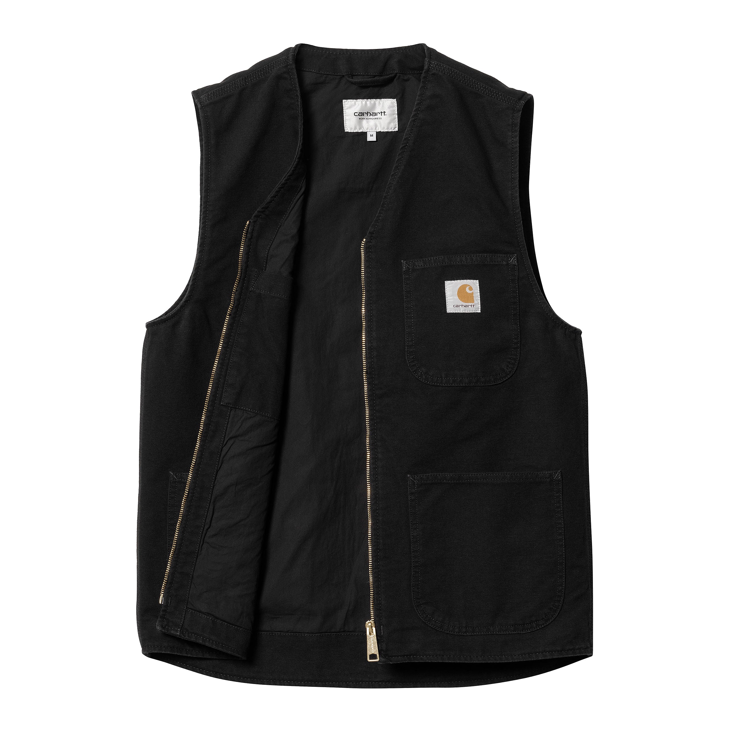 ARBOR VEST BLACK AGED CANVAS