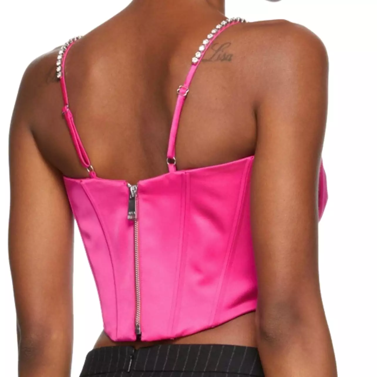 Area Heart Bust Corset Tank Top