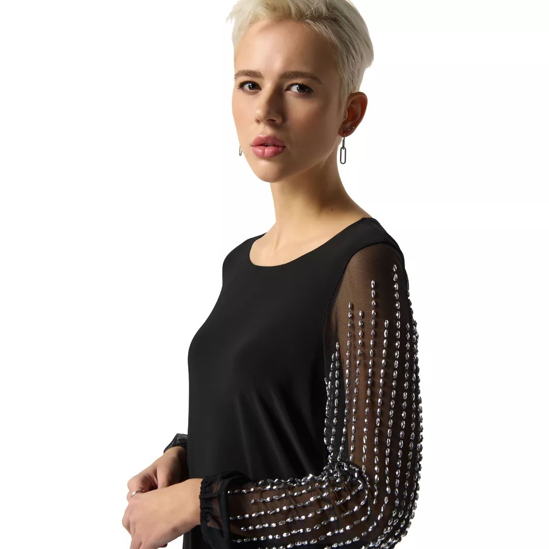 BEDAZZLED  SLEEVE TUNIC