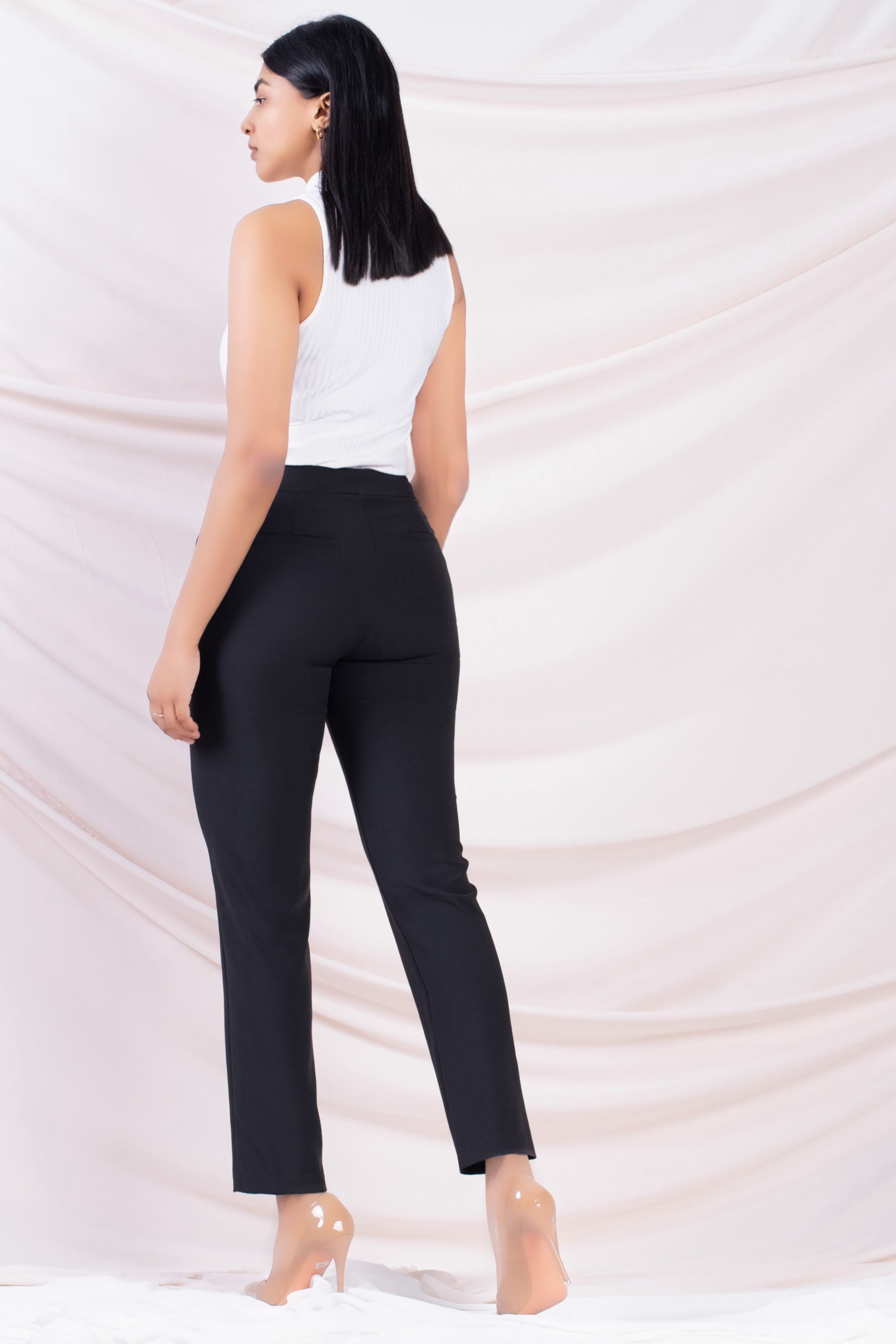 Black Straight Cut Pant