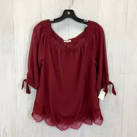 Blouse 3/4 Sleeve By Maurices  Size: M