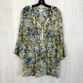 Blouse 3/4 Sleeve By Soft Surroundings  Size: 1x