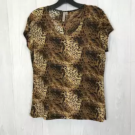 Blouse Short Sleeve By Susan Lawrence  Size: Xl