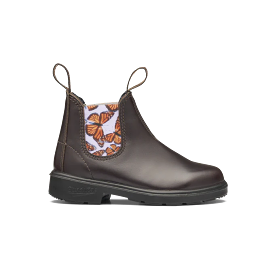 Blundstone 2395 - Kid's Brown with Butterfly Lilac Elastic