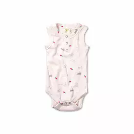 Bunnies Waffle Tank Bodysuit