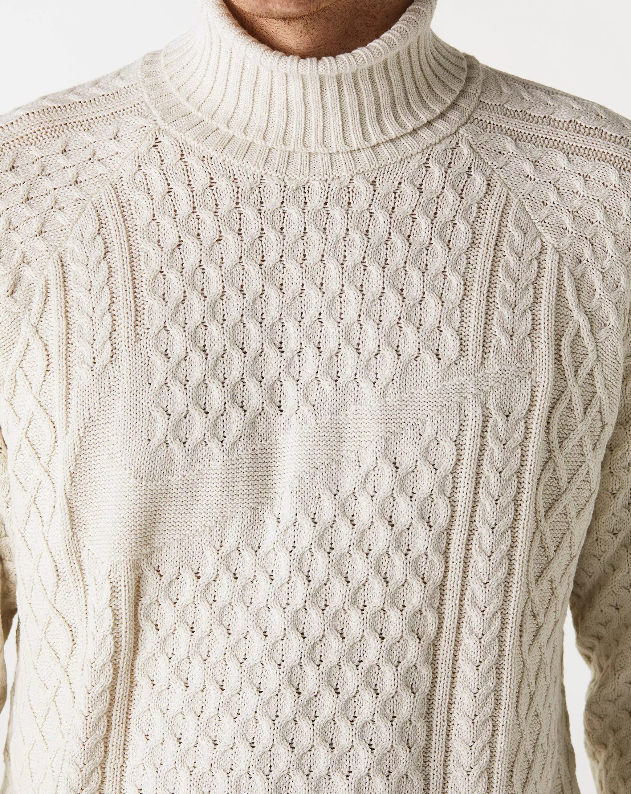 Cable Knit Turtleneck