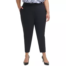 Calvin Klein Womens Plus Pull On Office Dress Pants