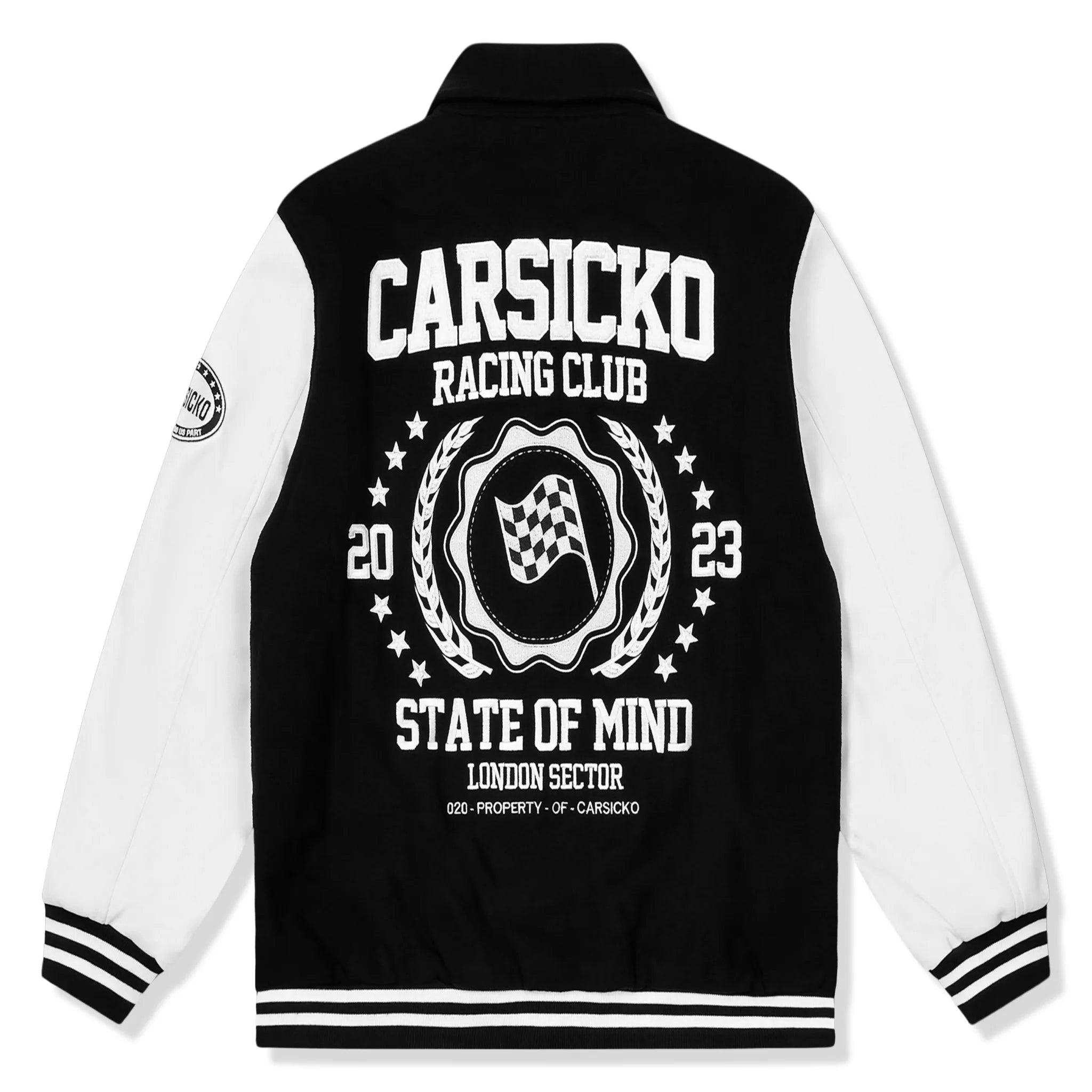 Carsicko Racing Club Black Varsity Jacket