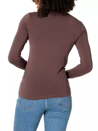 C'EST MOI Bamboo Short Turtleneck Top