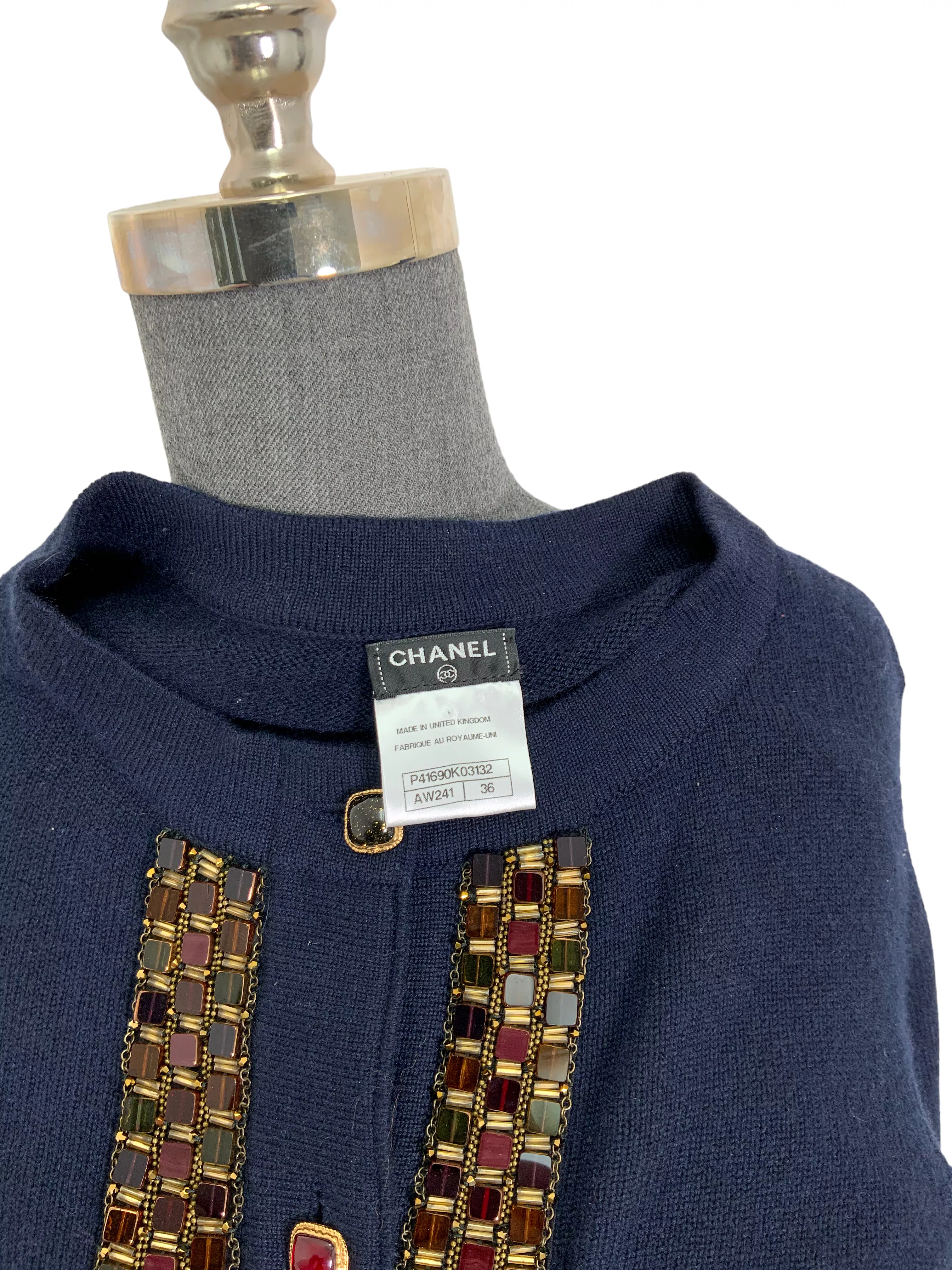 CHANEL 2011 Paris-Byzance Sweater Size S