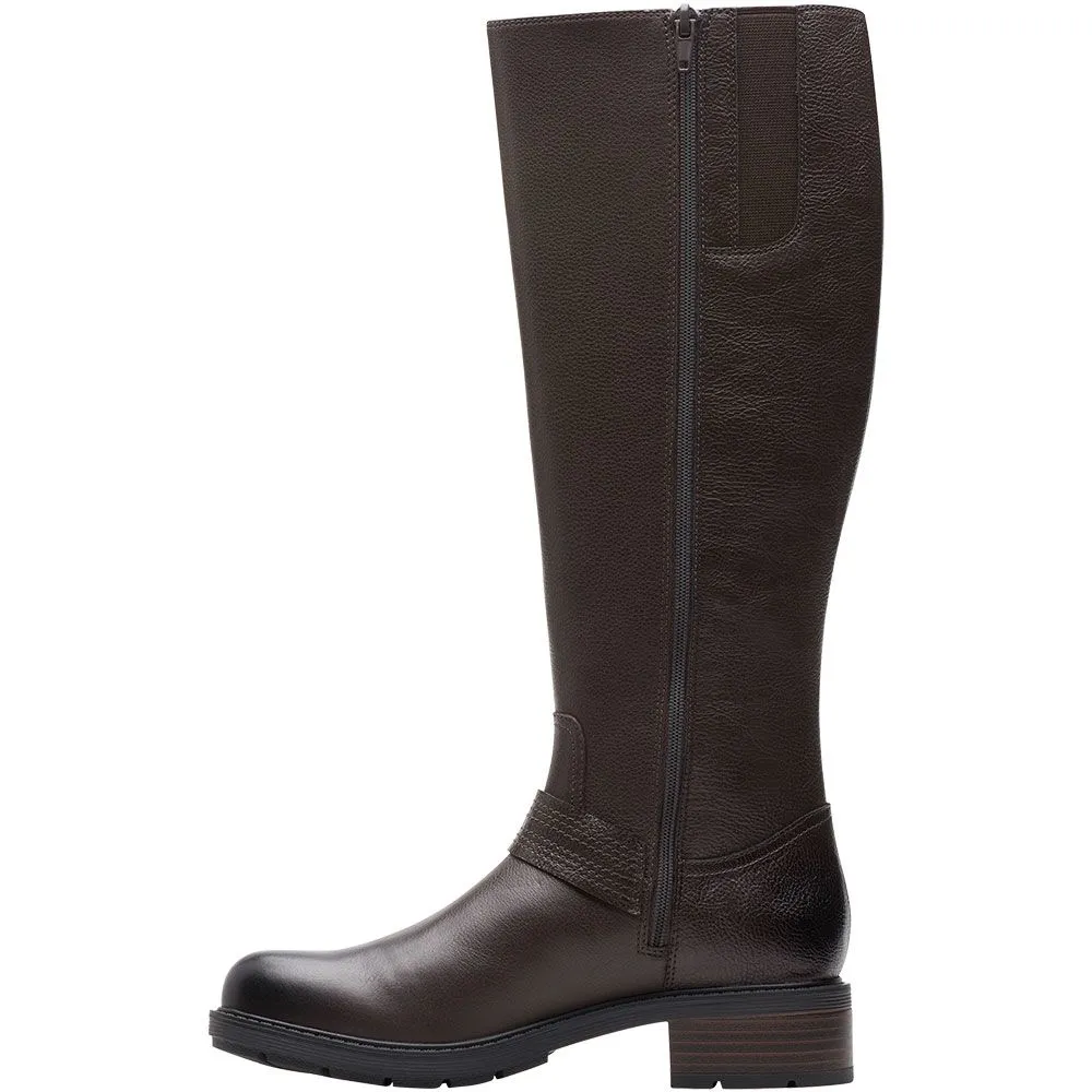 Clarks Hearth Rae Tall Dress Boots - Womens