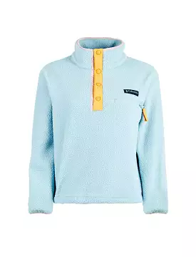 Columbia Helvetia Cropped Half Snap Fleece Aqua Haze