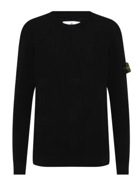 COMPASS-MOTIF WOOL JUMPER