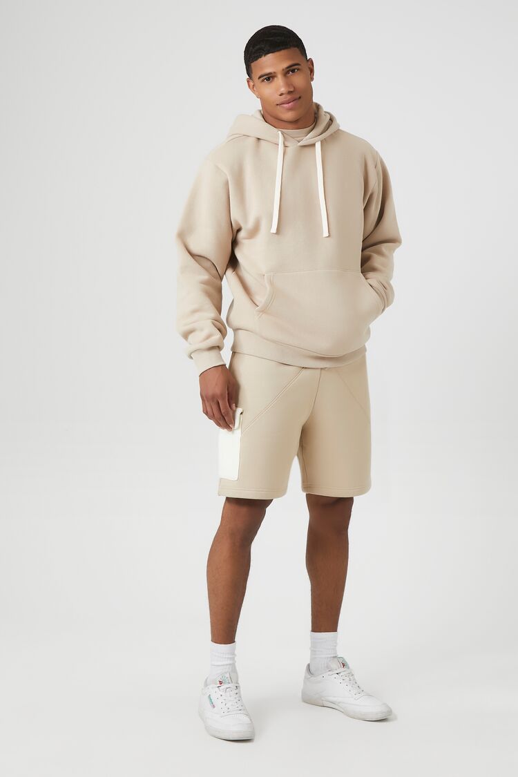 Cotton-Blend Drop-Sleeve Hoodie