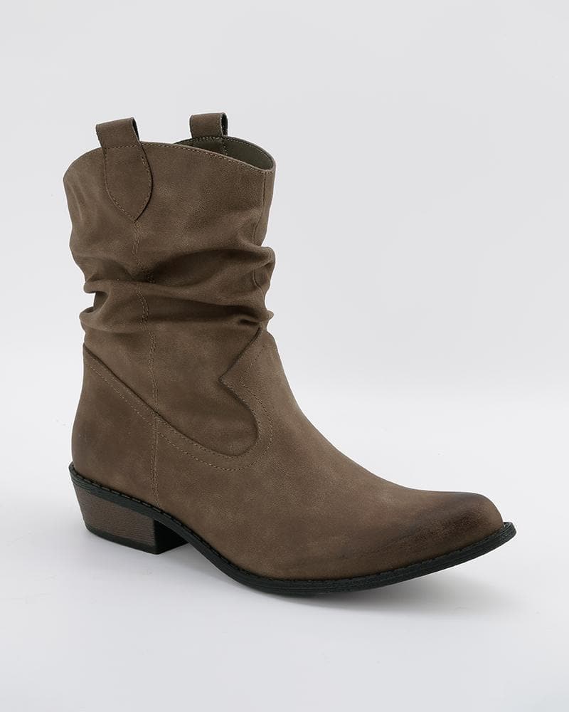 Daily Solid Color Zipper Ankle Boots