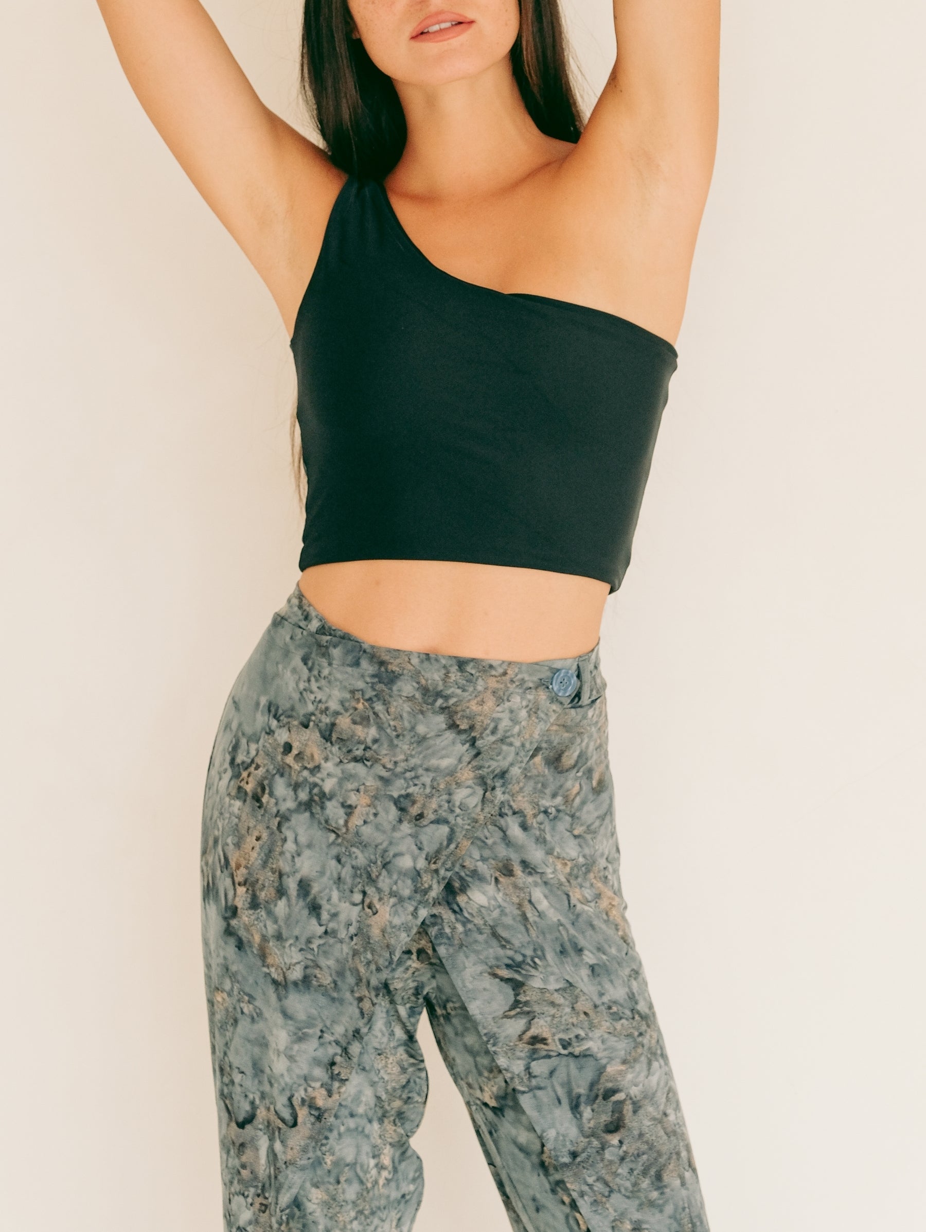 Flyaway Pants in Indigo Marble