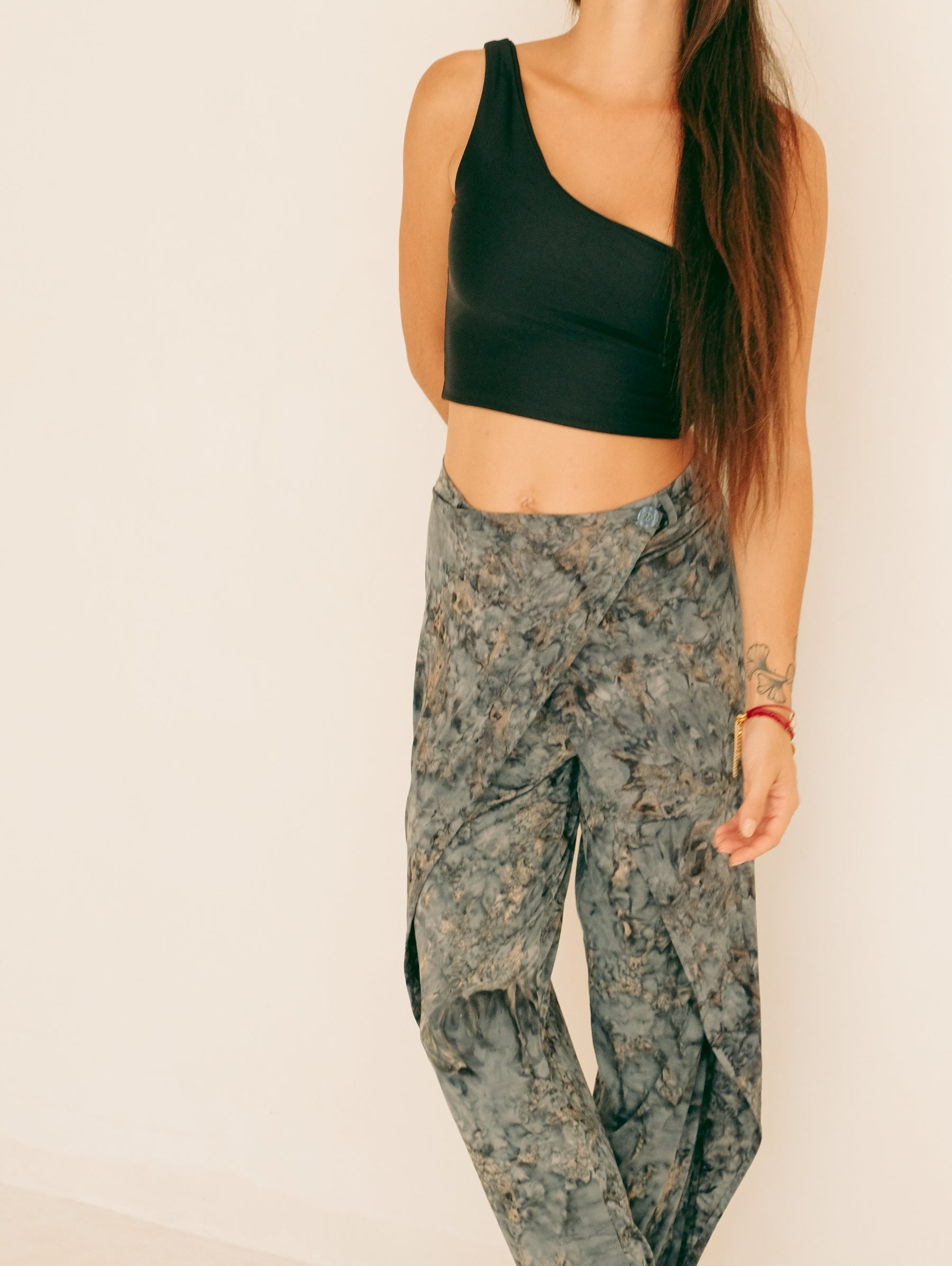 Flyaway Pants in Indigo Marble