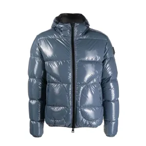 GIUBBOTTO BOMBER GLOSS Uomo Azzurro