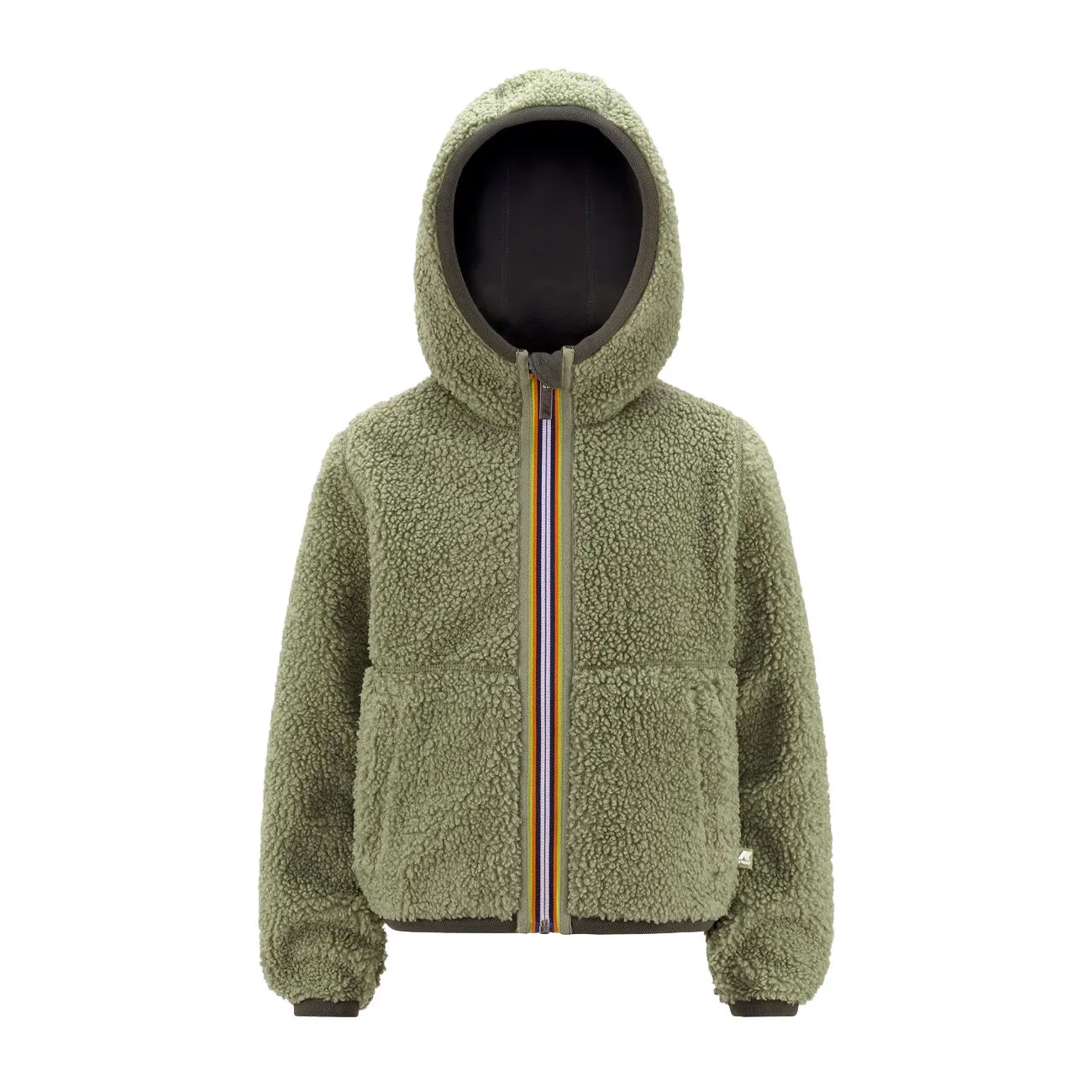 GIUBBOTTO JACK SHERPA POLAR REVERSIBILE Bimbo Verde