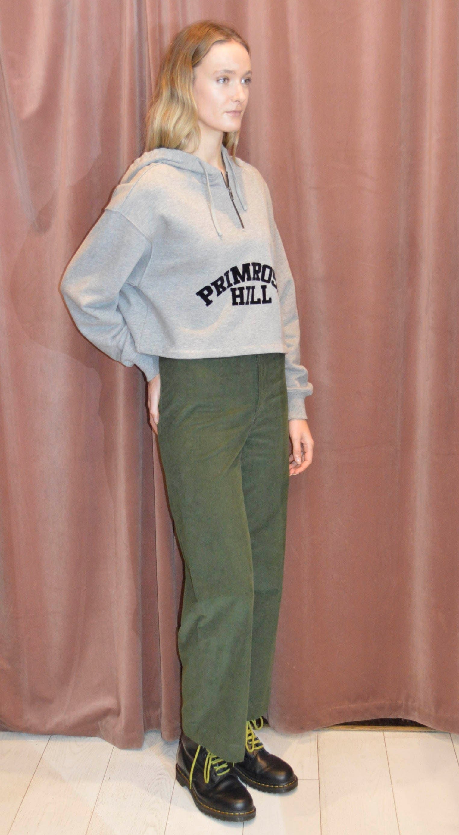 Green Pincord Sailor Pants