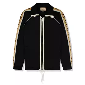 Gucci GG Ribbon Black Track Jacket