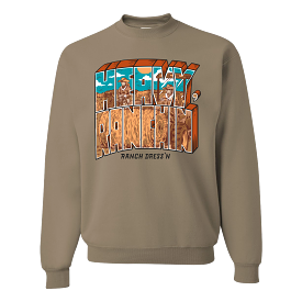 HEAVY RANCHIN' SANDSTONE CREWNECK