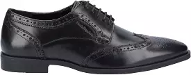 Hush Puppies Mens Brogues Smart Brogues Black Formal Shoes Leather