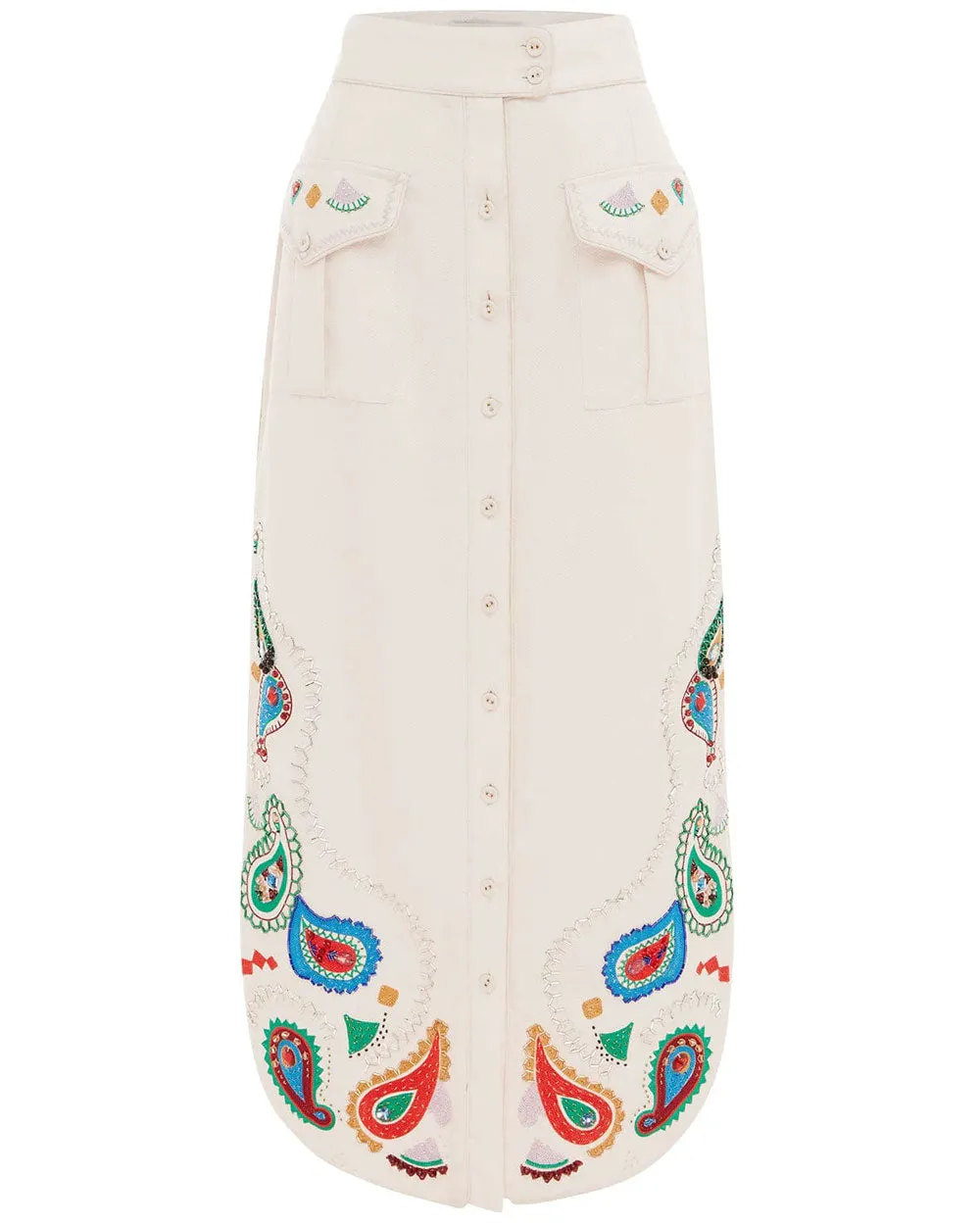 Ivory Peggy Skirt