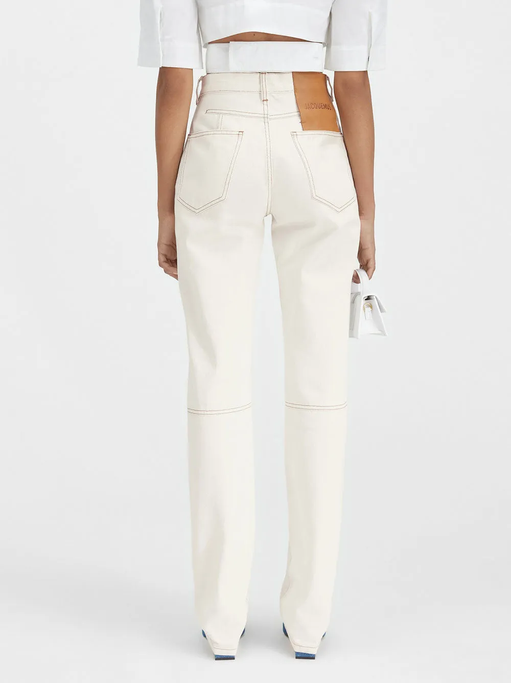 Jacquemus Le De-Nmes Droit in Off-White