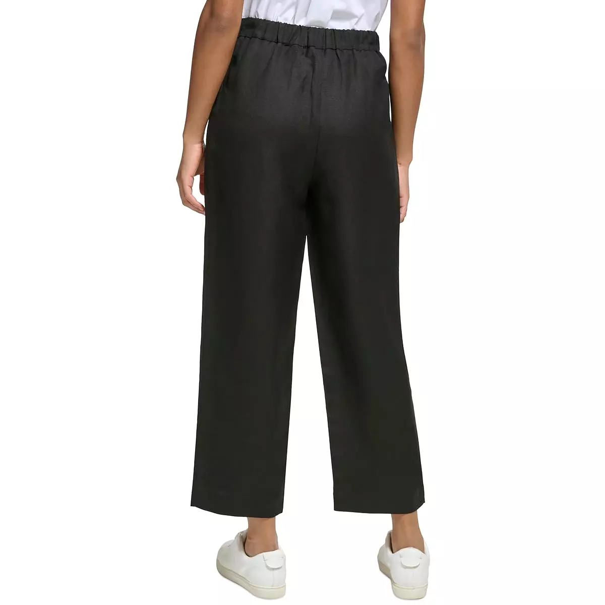 Karl Lagerfeld Paris Womens Stretch Pleated Cropped Pants