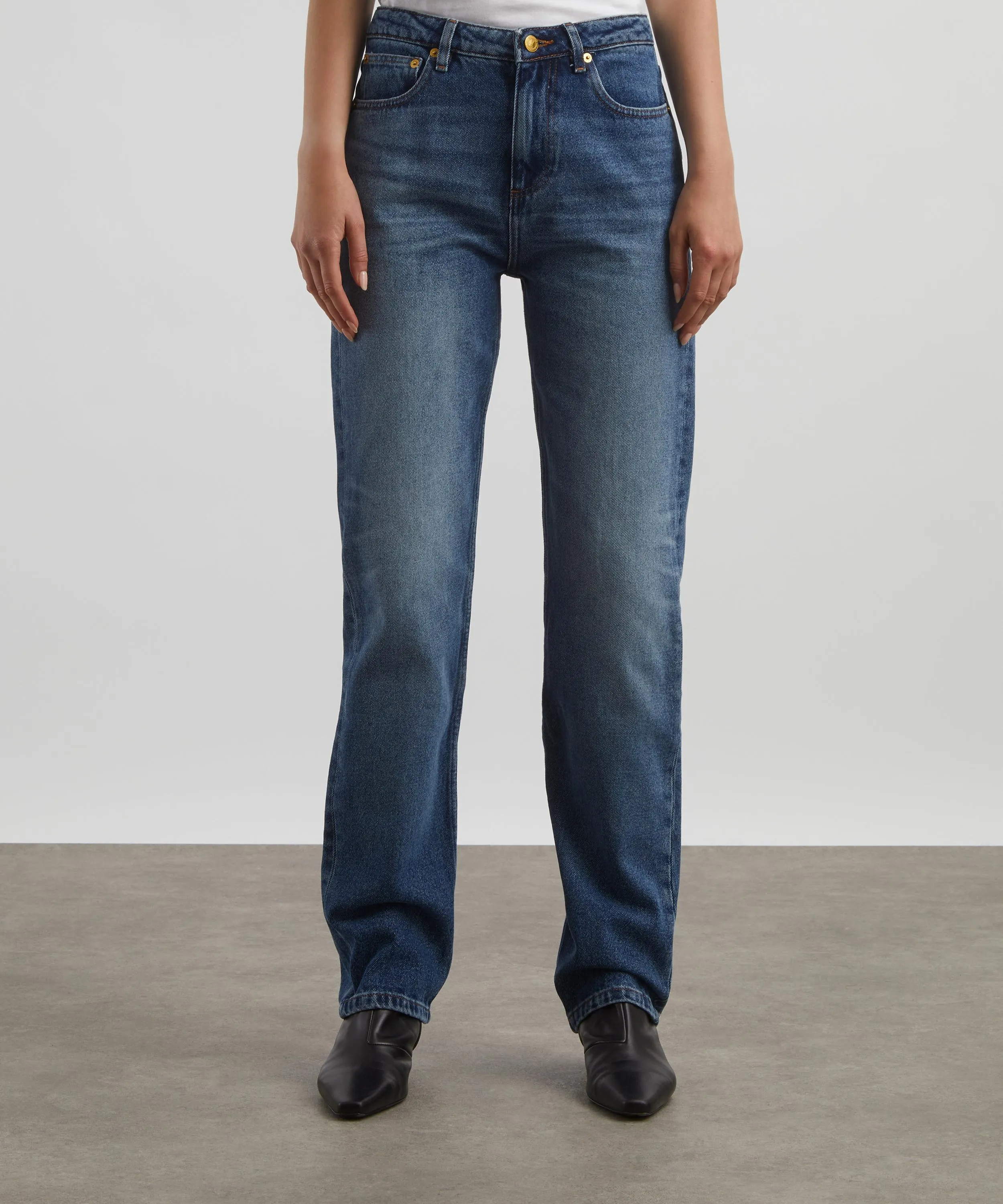 Kylie Straight-Leg High-Rise Jeans