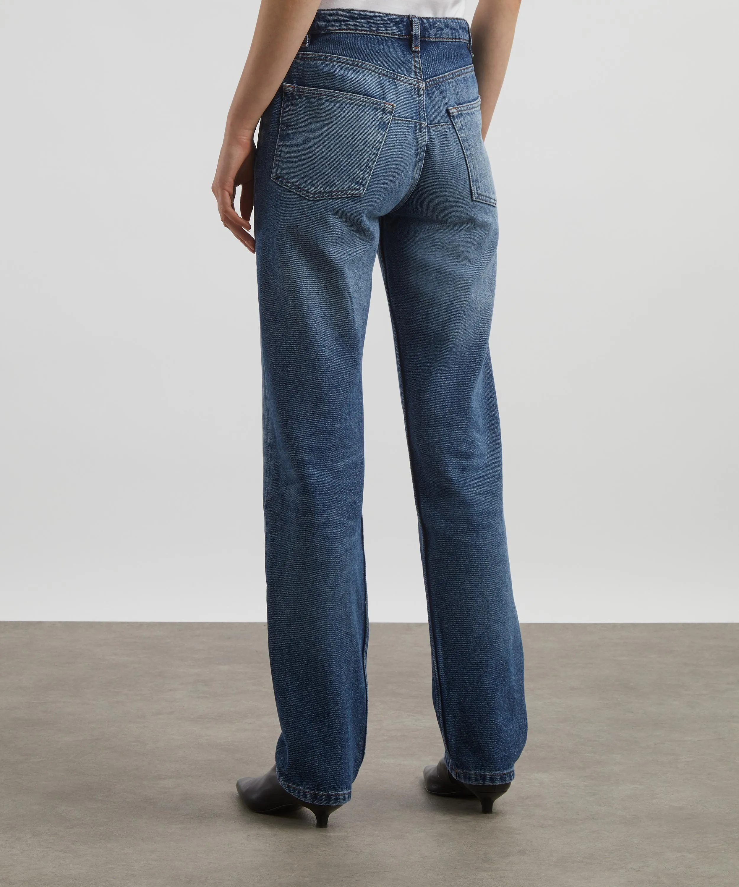 Kylie Straight-Leg High-Rise Jeans