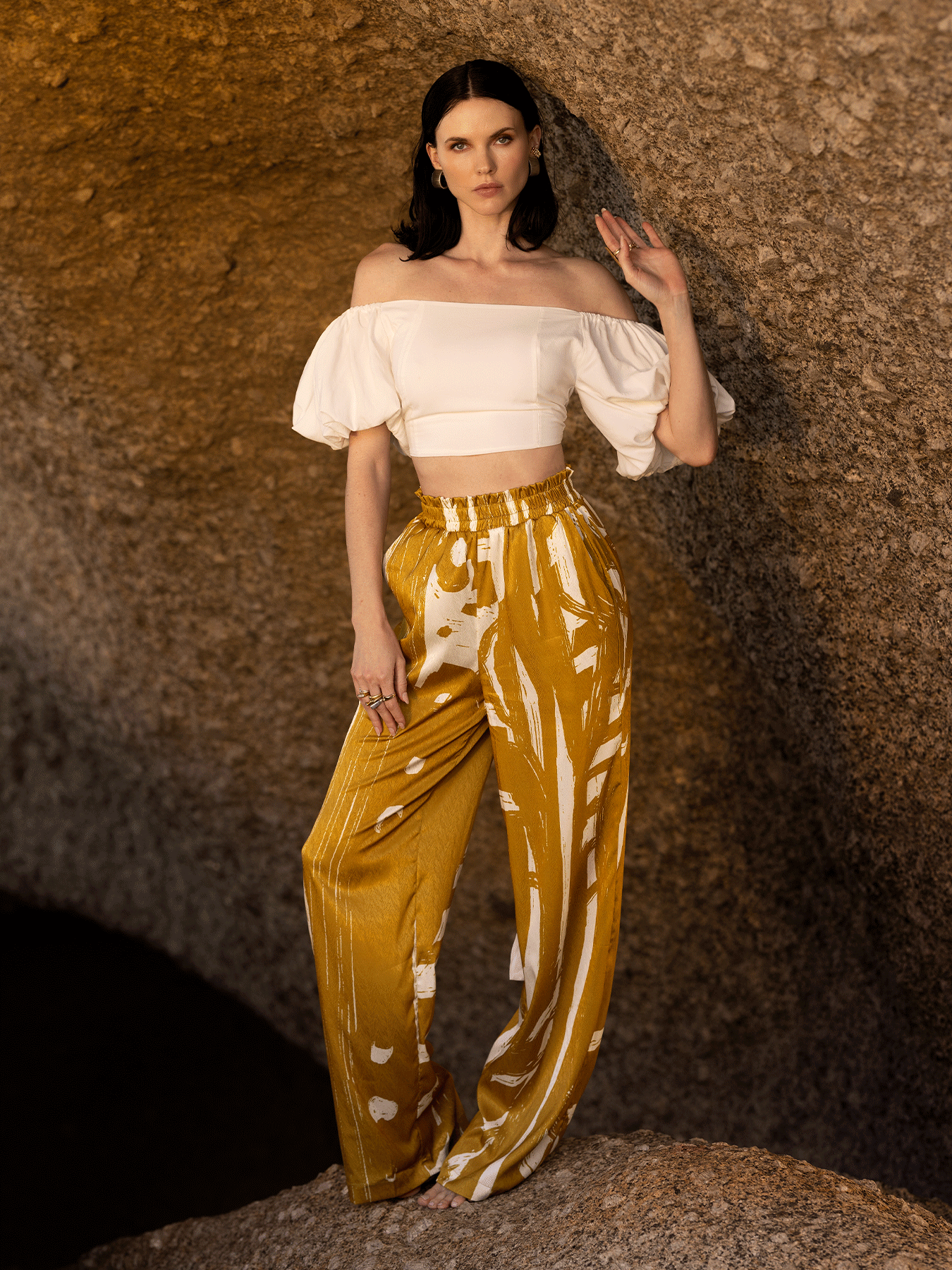 Leer Pants - Suto Gold