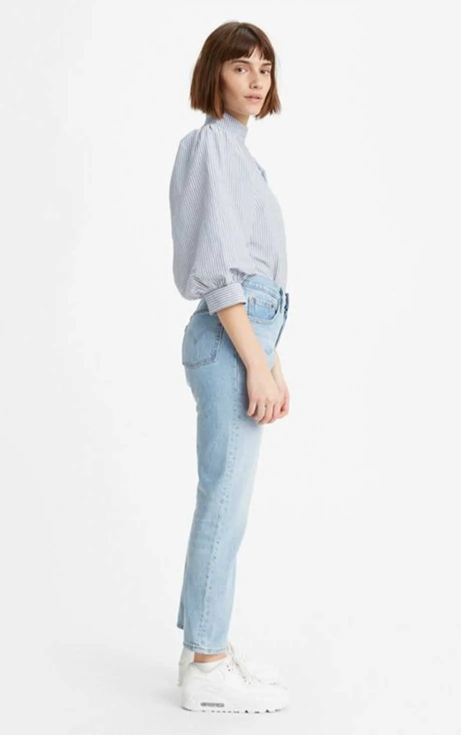 Levi's - 501 Cropped High Rise Jeans | RA Lightwash