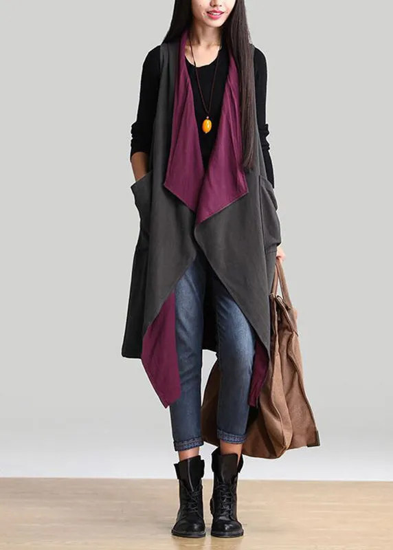 Loose V Neck Wear On Both Sides Long Cardigans Spring