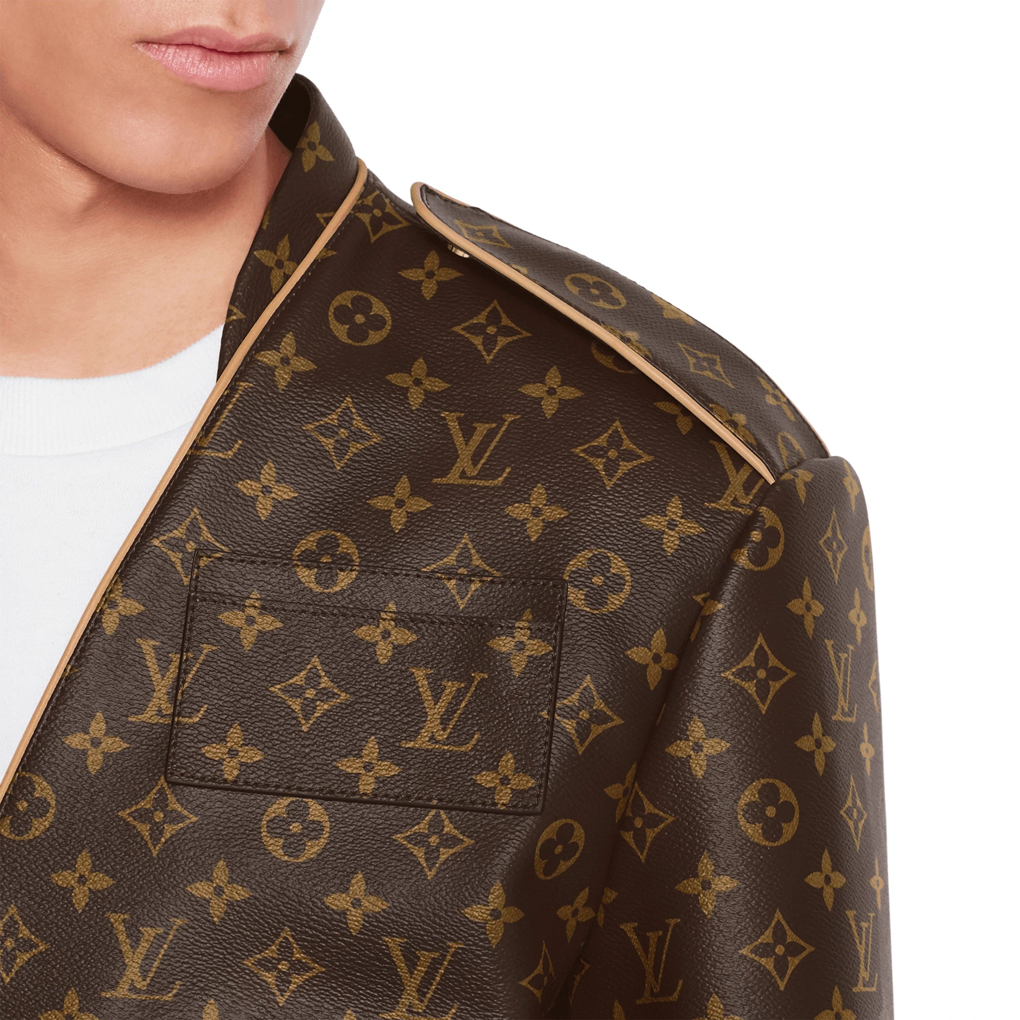 Louis Vuitton LV Monogram Admiral Brown Jacket