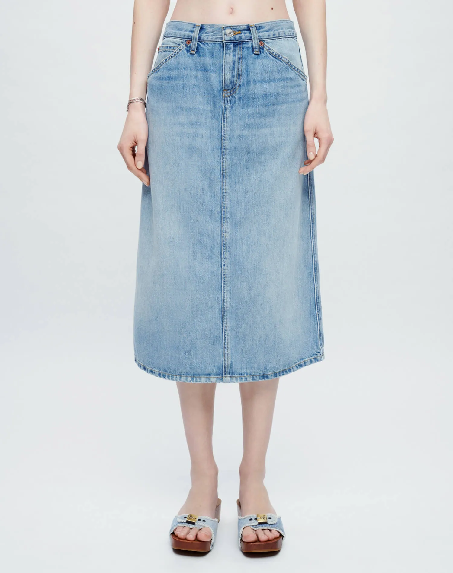 Low Rider Midi Skirt - Vintage Flow