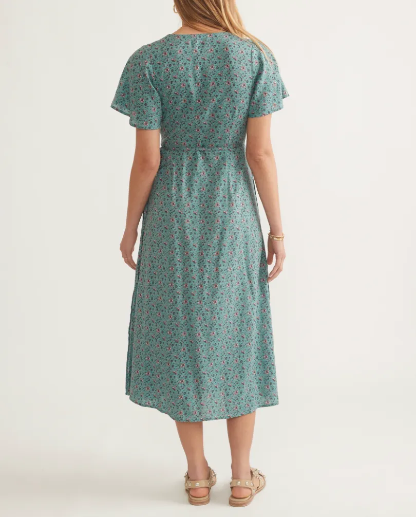 MARINE LAYER EMLYN MIDI DRESS