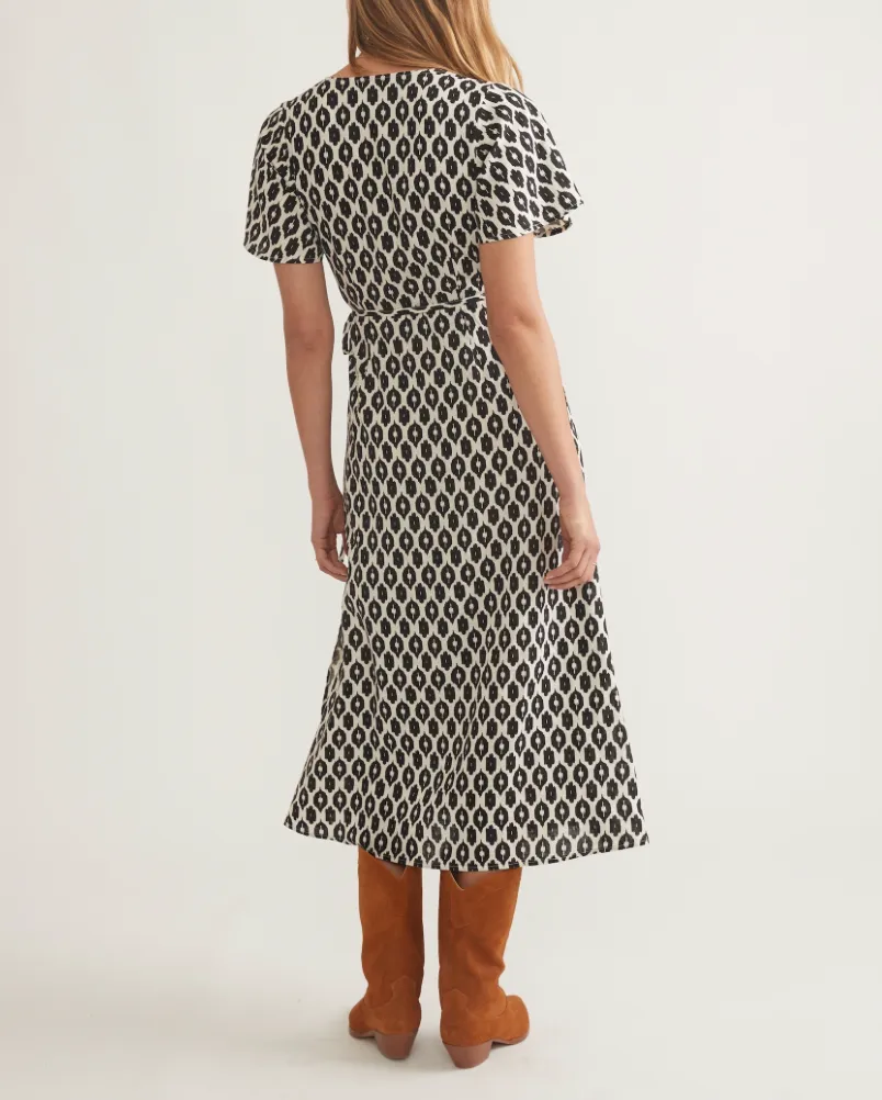 MARINE LAYER EMLYN MIDI DRESS