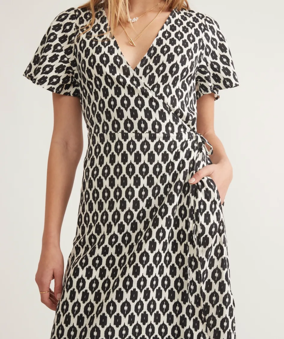 MARINE LAYER EMLYN MIDI DRESS