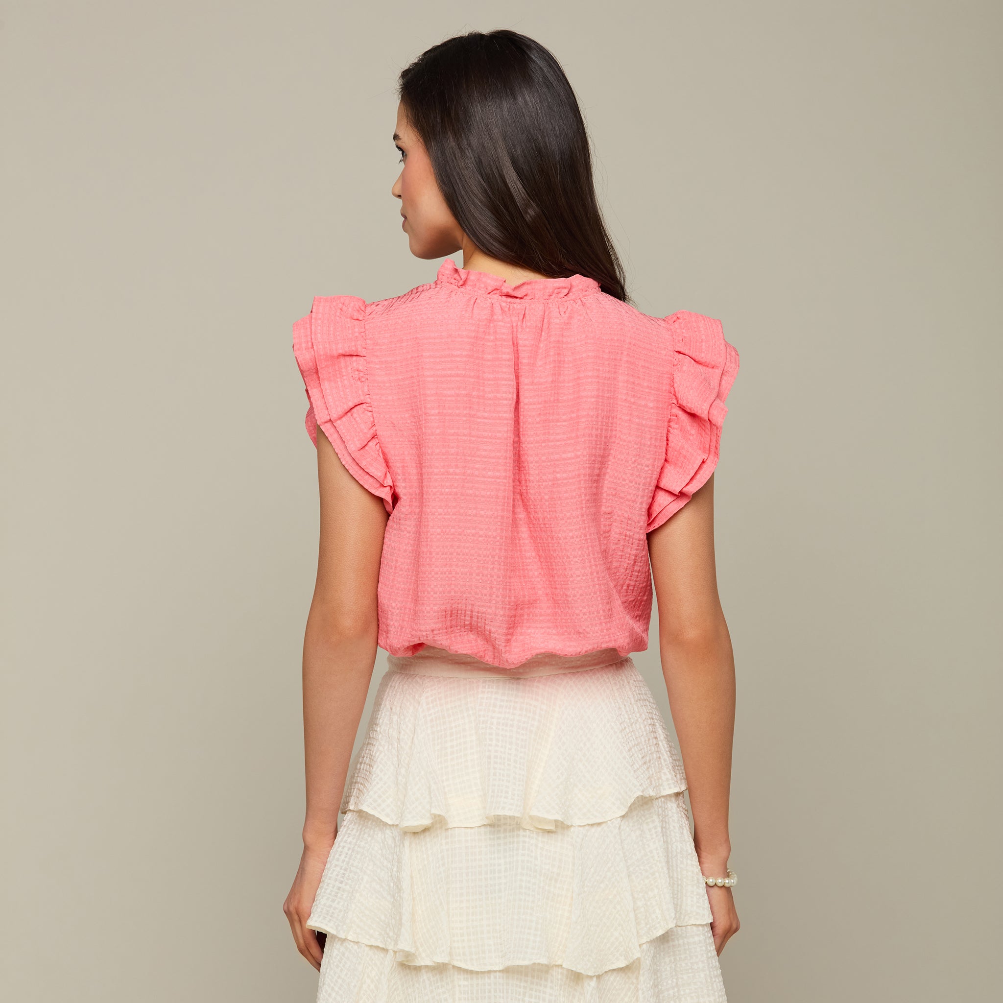 Merrit Blouse :: Coral