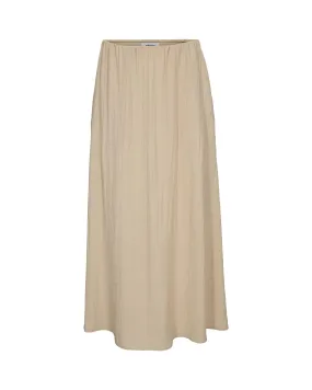 Minimum Kristens Midi Skirt In Brown Rice