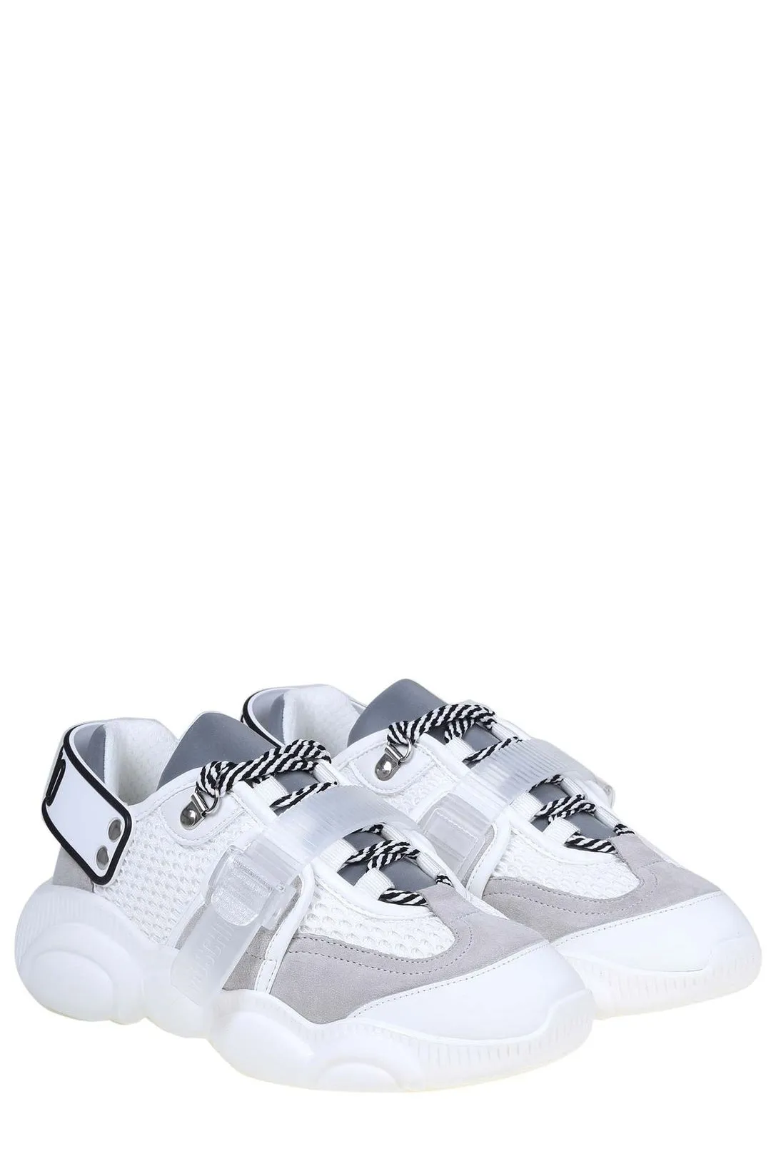 Moschino Teddy Meshed Low-Top Sneakers