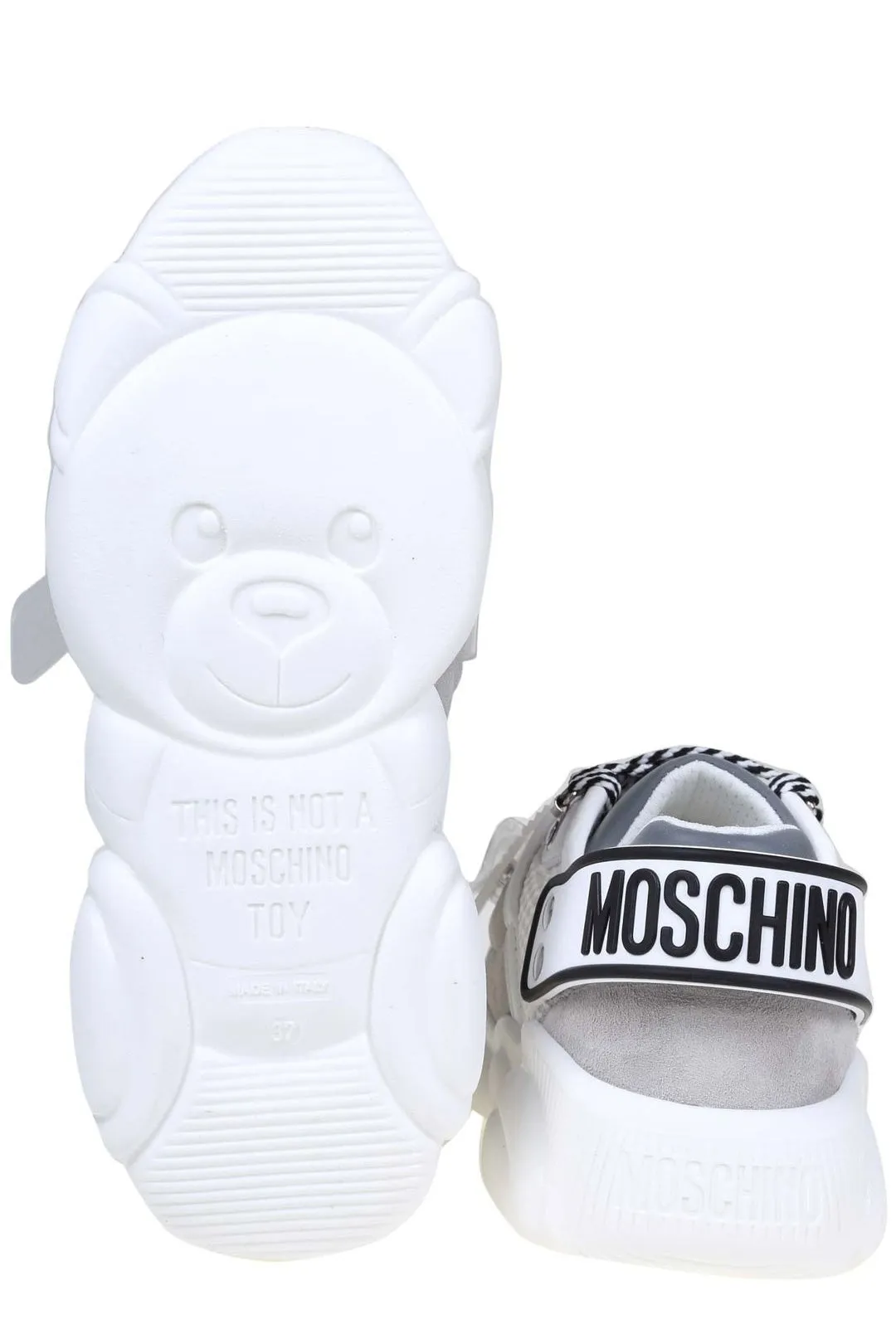 Moschino Teddy Meshed Low-Top Sneakers