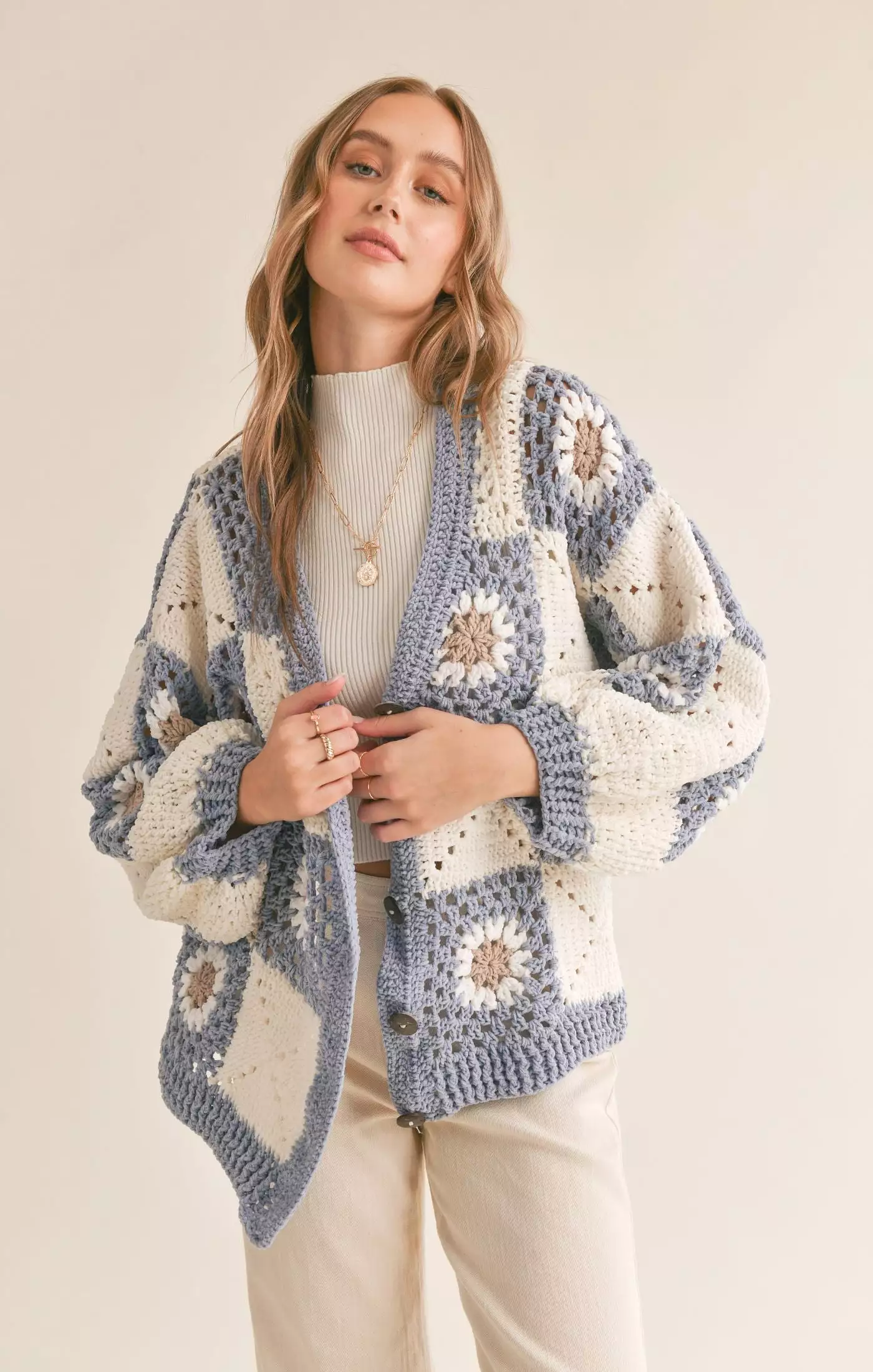 Myriam Daisy Crochet Cardigan